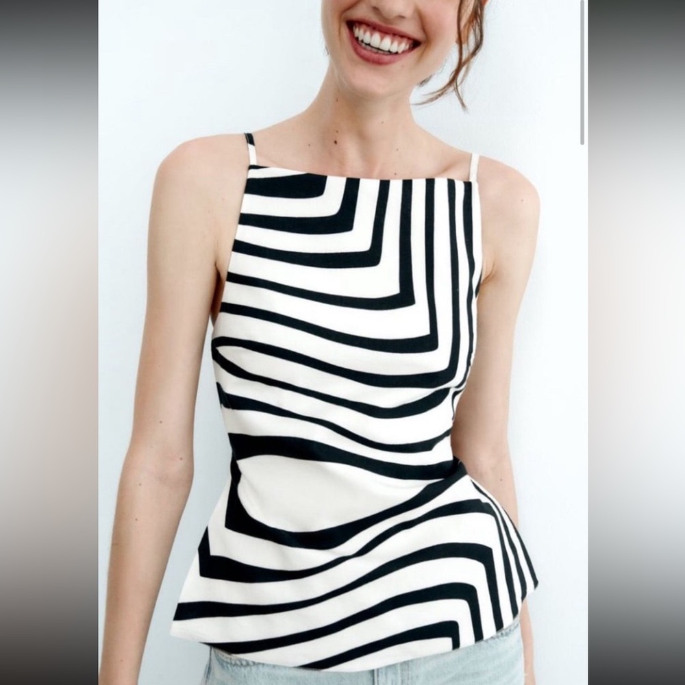 Zara Open Back Top